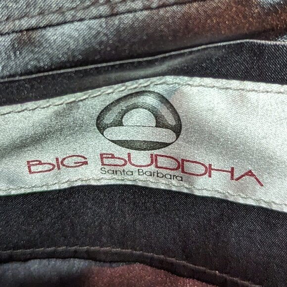 Big Buddha Gunmetal Snakeskin and Sequin Envelope Clutch EUC - Picture 8 of 9